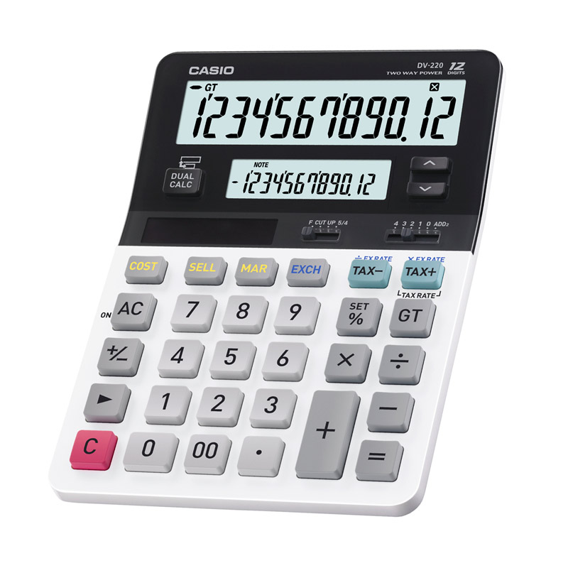 Калькулятор CASIO DV-220 • Настольные калькуляторы